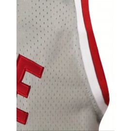 Men'S American Basketball Jersey # 25 Gray Basketball Sports Shirt Breathable Round Neck Loose Fabric Suitable For Outdoor Dating Street Handsome S-XXXL