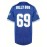 Billy Bob #69 Varsity BluesWest Canaan HS FootballJersey Stitched Mesh Shirt
