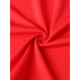 Men'S # 34 Red Baseball Jersey With 100% Polyester Fiber V-neck Sports Shirt And Loose Letter And Number Fit Suitable For Casual And Team Activities In Spring, Summer, Autumn, Size S-3XL