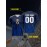 Customizable Kids Football Jersey | V-Neck Polyester, Personalized Name & Number, Preppy Sports Casual Streetwear for Children & Teens