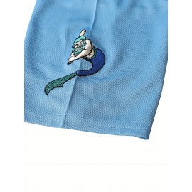 Youth Baseball Jersey # 55 Blue Sports Shirt Suitable For Teenagers To Wear In Spring, Summer, And Autumn