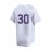 Women's Chicago #30 Baseball Jersey - Moisture-Wicking, Breathable Polyester, UV Protection, Fade-Resistant, Short Sleeve, V-Neck, Striped Sports Uniform for Training & Parties